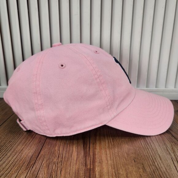 VTG Boston Red Sox Twins Enterprise Strapback Hat Cap Pink Classic MLB Baseball - Picture 4 of 11